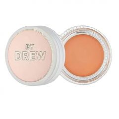 FLOWER Beauty By Drew Barrymore Chill Out Smoothing Color Correcting Cream - Conceals + Brightens Dark Circles - Hydrates + Moisturizes Skin - Makeup Infused With Vitamin E + Jojoba (Deep Peach)