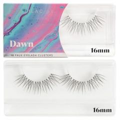 Lilac St - Dawn Natural Faux Eyelash Clusters (12mm) - No "Makeup" Look - DIY Lash Extension Wisps - Lightweight & Lifelike - Lasts 10 Days - Cruelty Free, Vegan, Women Founded - 10 Lashes