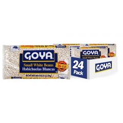 Goya Foods Small White Beans, Dry, 16 Ounce (Pack of 24)