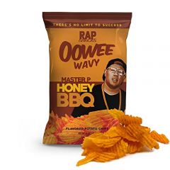 Rap Snacks Master P Honey BBQ Wavy Potato Chips 2.5 Oz Bags-Pack of 6