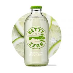 Betty Buzz Sparkling Lemon Lime Premium Sparkling Soda by Blake Lively (12 pack) | Natural Flavors & Sweeteners, Only Clean Ingredients