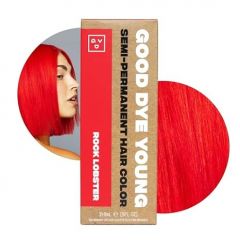 Good Dye Young Semi Permanent Red Hair Dye (Rock Lobster) ? UV Protective Temporary Hair Color Lasts 15-24+ Washes ? Conditioning Red Hair Dye