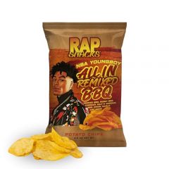 Rap Snacks YoungBoy Never Broke Again All In Remixed BBQ Potato Chips 2.5 Oz Bags - Pack of 6