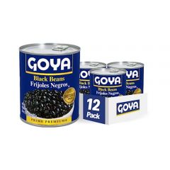 Goya Foods Black Beans, 29 Ounce (Pack of 12)