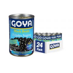 Goya Foods Low Sodium Black Beans, 15.5 Ounce (Pack of 24)