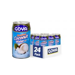 Goya Foods Roasted Coconut Water with Pulp, 11.8 Fl Oz (Pack of 24)