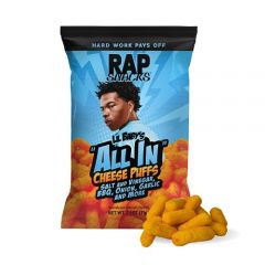 Rap Snacks Lil Baby All In Cheese Puffs 2.5 Oz Bags-Pack of 6