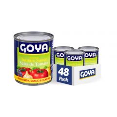 Goya Foods Tomato Sauce with Cilantro, Onion & Garlic, 8 Ounce (Pack of 48)