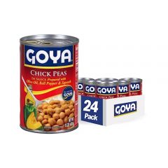 Goya Foods Chick Peas in Sauce (Guisadas), 15-Ounce (Pack of 24)