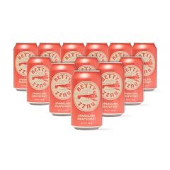 Betty Buzz Sparkling Grapefruit Premium Sparkling Soda by Blake Lively (12 pack Cans) | Natural Flavors & Sweeteners, Only Clean Ingredients