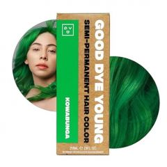 Good Dye Young Semi Permanent Green Hair Dye (Kowabunga) ? UV Protective Temporary Hair Color Lasts 15-24+ Washes ? Conditioning Green Hair Dye