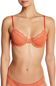 Womens Pure Balconette Underwire Bra, 32/10B, Ginger