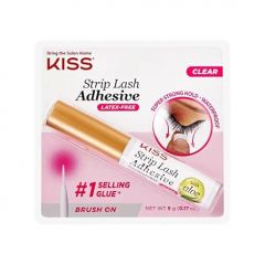 KISS Clear Gel Eyelash Adhesive Strip for 24hr Long Lasting Wear with Strip Lashes and Lash Clusters