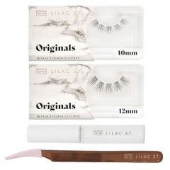 Lilac St - Lilac Lash Glue (Black) - Beginner Lash Cluster Glue - Precise Brush Tip Applicator - Strong Hold & Easy Removal - Waterproof - Sensitive Eyes Safe - Cruelty Free, Vegan, Women Founded