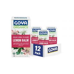 Goya Organic Lemon Balm Tea Blend, 1.32 Ounce (Pack of 12)