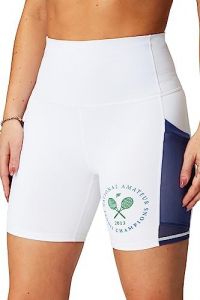 Fabletics Women's On-The-Go PowerHold? Ultra HW 6'' Short, Maximum Compression, Flattering