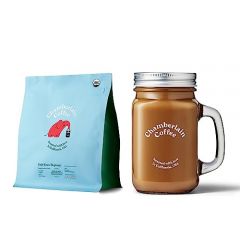 Chamberlain Coffee Cold Brew & Mason Jar Bundle - Includes XL Cold Brew Coffee Packs and a 16 Oz Mason Jar for Cold Brew, Iced Coffee & Matcha