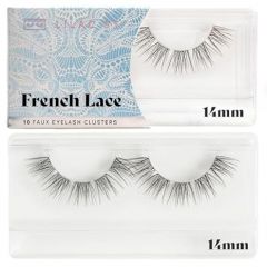 Lilac St - French Lace Glamorous Faux Eyelash Clusters (10mm) - Delicate & Wispy - DIY Lash Extension Wisps - Lightweight & Lifelike - Korean Silk - Lasts 10 Days - Cruelty Free, Vegan - 10 Lashes