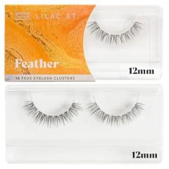 Lilac St - Dawn Natural Faux Eyelash Clusters (16mm) - No "Makeup" Look - DIY Lash Extension Wisps - Lightweight & Lifelike - Lasts 10 Days - Cruelty Free, Vegan, Women Founded - 10 Lashes