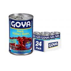 Goya Foods Low Sodium Dark Red Kidney Beans, 15.5 Ounce (Pack of 24)