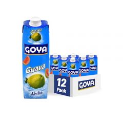 Goya Foods Guava Nectar, 33.8 Fl Oz (Pack of 12)