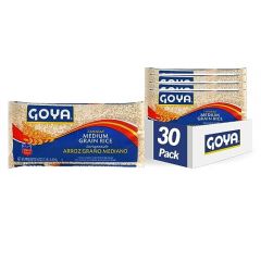 Goya Foods Enriched Medium Grain Rice, 1 Pound (Pack of 30), 16-Ounce