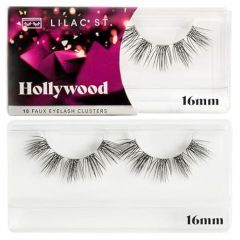 Lilac St - Hollywood Glamorous Faux Eyelash Clusters (10mm) - Wispy & Spiky - DIY Lash Extension Wisps - Lightweight & Lifelike - Lasts 10 Days - Korean Silk - Cruelty Free, Vegan - 10 Lashes