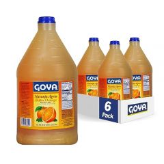 Goya Foods Bitter Orange Marinade, 128 Ounce 1 Gallon (Pack of 6)