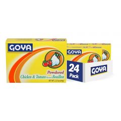 Goya Foods Chicken & Tomato Bouillon, Powdered, 2.25 Ounce (Pack of 24)