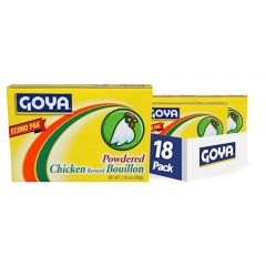 Goya Foods Powdered Chicken Flavored Bouillion, 7.05 Ounce (Pack of 18),