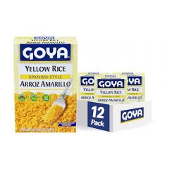 Goya Foods Yellow Rice Mix, 7 Ounce (Pack of 12)