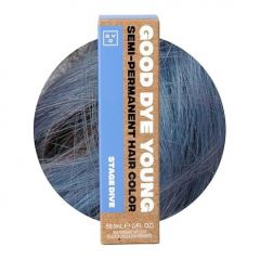 Good Dye Young Streaks and Strands Semi Permanent Hair Dye (Stage Dive Denim Blue) ? UV Protective Temporary Hair Color Lasts 15-24+ Washes ? Conditioning Dark Teal Hair Dye ? PPD free - Cruelty-Free