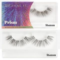 Lilac St - Prism Glamorous Faux Eyelash Clusters (12mm) - Dynamic & Fluttery Volume - DIY Lash Extension Wisps - Lightweight & Lifelike - Lasts 10 Days - Women Founded, Cruelty Free, Vegan - 10 Lashes