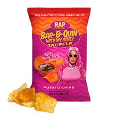 Rap Snacks Nicki Minaj Bar-B-Quin' with my Honey Truffle Potato Chips 2.5 Oz Bags - Pack of 12