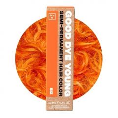 Good Dye Young Streaks and Strands Semi-Permanent Hair Dye (Biz Neon Orange) - UV Protective Temporary Color, 15-24+ Washes - Conditioning, PPD Cruelty-Free & Vegan