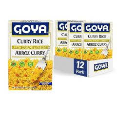 Goya Foods Curry Seasoned Rice Mix, 7 Ounce (Pack of 12)