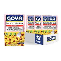 Goya Foods Yellow Rice & Red Beans, 7 Ounce (Pack of 12)