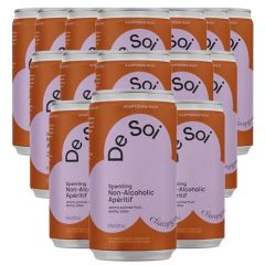 De Soi Champignon Dreams Non-Alcoholic Apertif by Katy Perry - Sparkling Adap-togen Beverage with Reishi Mushroom, Natural Botanics | Vegan & Gluten-Free | 15-PACK (8 Fl Oz Cans)