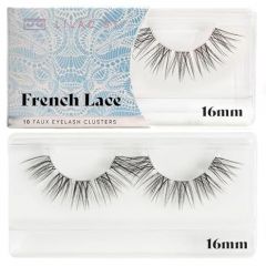 Lilac St - French Lace Glamorous Faux Eyelash Clusters (12mm) - Delicate & Wispy - DIY Lash Extension Wisps - Lightweight & Lifelike - Korean Silk - Lasts 10 Days - Cruelty Free, Vegan - 10 Lashes