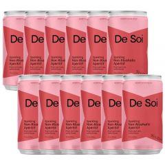 De Soi Tr? Ros? By Katy Perry - Sparkling Beverages Featuring Natural Botanics, Adaptogen Drink, L-theanine, Vegan, Gluten-Free, 35 Calories 12-PACK (8 Fl Oz Cans)