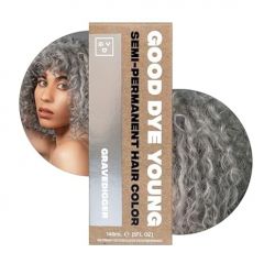 Good Dye Young Semi-Permanent Hair Color (Gravedigger Silver) - UV Protective, Conditioning, PPD-Free, Cruelty-Free & Vegan, Lasts 15-24+ Washes