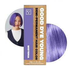 Good Dye Young Semi Permanent Purple Hair Dye (Wisteria) ? UV Protective Temporary Hair Color Lasts 15-24+ Washes ? Conditioning Purple Hair Dye - (5oz)