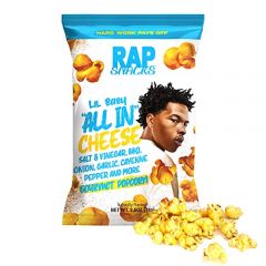 Rap Snacks Lil Baby All In Cheese Popcorn 2.5 Oz Bags - Pack of 6