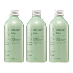 HEY HUMANS Apple Matcha Moisturizing Body Wash with Naturally Derived Ingredients & Jojoba Oil | Clean, Vegan, Sulfate Free Bath & Body Wash for Women & Men | Recyclable Bottle, 14 fl. oz. - Pack of 3