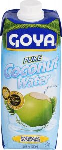 Goya Foods 100% Pure Coconut Water, 16.9 Ounce