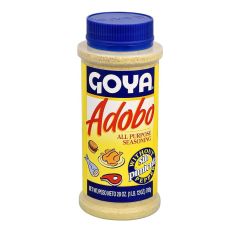 Adobo All Purpose Seasoning without Pepper by Goya, Poultry, Seafood, Meat, and Vegetable Seasoning, Fat Free and Calorie Free Latin Spice Blend, Mexican Seasoning, 28oz. Bottle