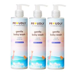 PROUDLY Gentle Baby Wash by Gabrielle Union & Dwyane Wade, for Black & Brown Babies & Dry, Sensitive Skin, Tear-Free, pH Balance, Lavender Chamomile, 3-Pack (9 oz each)