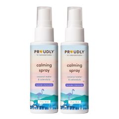 PROUDLY Calming Spray by Gabrielle Union & Dwyane Wade, Gentle Room, Linen & Skin Mist, Sleep Mist with Natural Fragrance, Lavender & Chamomile, 2-Pack (2 oz each)