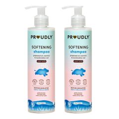 PROUDLY Softening Shampoo by Gabrielle Union & Dwyane Wade, Black & Brown Babies Coils, Curls & Waves, Tear-Free, Paraben-Free & Dermatologist-Tested, Sweet Vanilla, 9 oz, Pack of 2