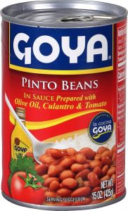 Goya Foods PINTO BEANS in sauce, 15 oz,2062